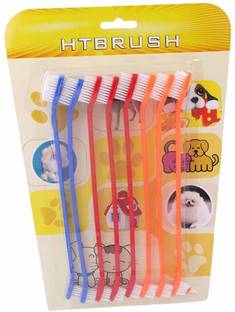 Pet Needs Pet Dog/Cat's Double Headed Toothbrush Pet Toothbrush