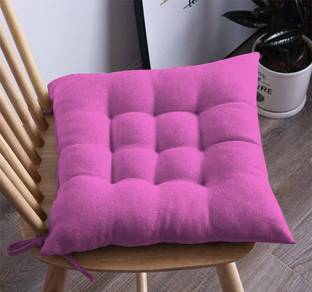 Softlife Chair Pad Cushion For Indoor, Outdoor, Dining, Home, Office, 16x16 Inch Microfibre Solid Chair Pad Pack of 1