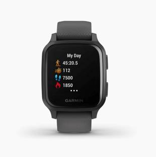 GARMIN Venu Sq, Smartwatch, Advanced Sleep Monitoring, Upto 6 Days of Battery, SPO2 Smartwatch