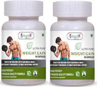 Vringra Weight Gain Capsules–Weight Wellness Capsules-Size Increase Capsules(Pack Of 2)