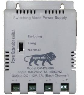 G-vision 8 Channel SMPS for CCTV Worldwide Adaptor