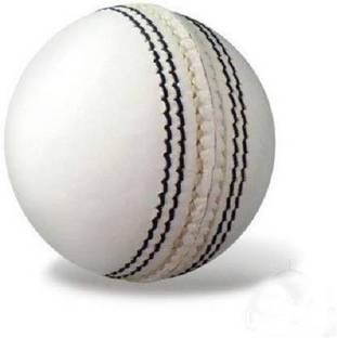 न्यू एरा बाय सांची New Era Tennis Cricket Leather Soft Season Ball (White) Cricket Leather Ball क्रिकेट लेदर बॉल