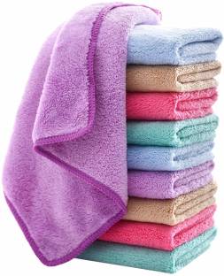 MOM CARES Cotton 1000 GSM Face Towel Set