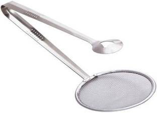 ARSTORE Multi-Functional 2 in 1 Fry Tool Filter Spoon Strainer with Clip Strainer