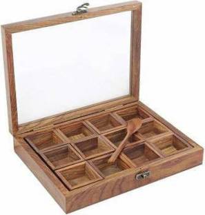 craftssrw Wooden Utility Container  - 500 ml