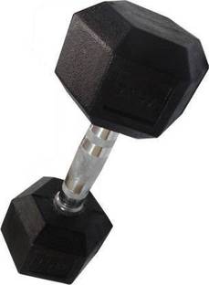 Satya Cast Iron Hexagon Dumbbell 7.5 kg Set Fixed Weight Dumbbell