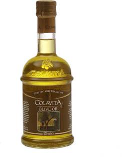 Colavita 100% Authentic Italian Naturally Pure Olive Oil Glass Bottle