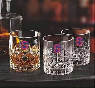 Somil (Pack of 3) Stylish Clear Transparent Multipurpose Drinking Glass- R303 Glass Set Water/Juice Glass