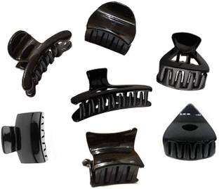 BHARATGAURAV Hair Clutch Claws Clips Combo of 7 Bun Clip