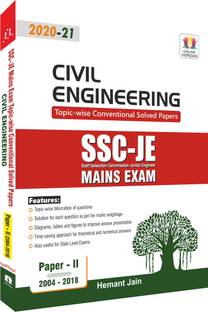 14 Years SSC JE Mains Exam Civil Engineering 2020-21: Conventional Topic-Wise Previous Years Solved Papers (2004 -2018)