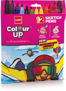 Cello ColourUp  Fine Nib Sketch Pens  with Washable Ink