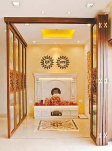 RUBY DECOR 61 cm Shubh Labh Sticker For Wall , Door And Temple Self Adhesive Sticker