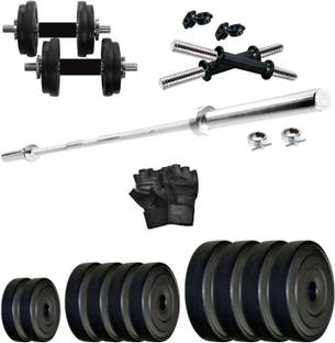 KRX 12 kg PVC COMBO 10 WB Home Gym Combo