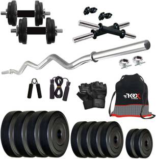 KRX 40 kg PVC COMBO 3 Home Gym Combo