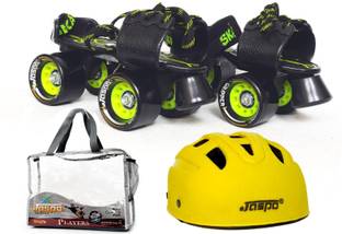 Jaspo Brillient Dual Senior Skates Combo (Skates+Helmet+Bag)Suitable For Age 6 To 14 Years Skating Kit