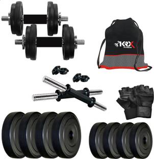 KRX PVC 12 KG DMCOMBO 3 Adjustable Dumbbell