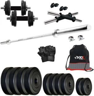 KRX 18 kg PVC COMBO 10 Home Gym Combo