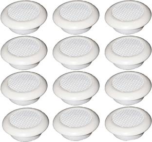Myy Brand Round Wall Ventilation Air Hole Closer Mosquito Net Dust Controller White 12 PSC (3 INCH) Insect Net