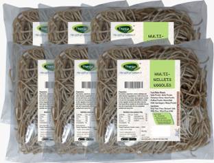 THANJAI NATURAL MULTI-Millets Noodles 180g X 6 (Processed with Natural Ingredients , No Chemicals and No Preservatives) Instant Noodles Vegetarian