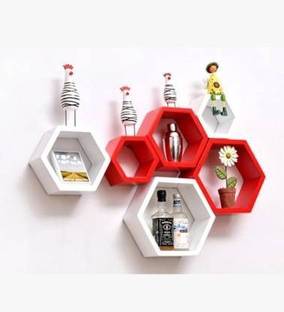 art export Wooden Wall Decorative Rack / Shelves MDF (Medium Density Fiber) Wall Shelf