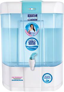 KENT PEARL ZWW MINERAL RO-11098 RO+UV+UF+TDS CONTROLLER (BLUE&WHITE) 20 LTR /HR 8 L RO + UV + UF + TDS Water Purifier