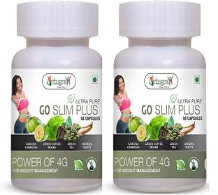Vringra Ultra Pure Go Slim Capsules-Reduce Weight-Body Shaping Capsules Pack of 2