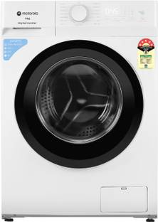 MOTOROLA 7 kg Inverter Technology Fully Automatic Front Load Washing Machine with In-built Heater White
