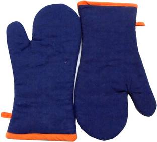 Tidy Dark Blue Cotton Kitchen Linen Set