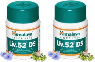 HIMALAYA Liv.52 DS Helps to protect the liver and improve the digestion (Pack of 2)