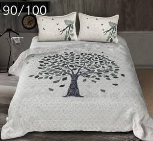 Vp unique textiles कॉटन क्वीन बेड कवर