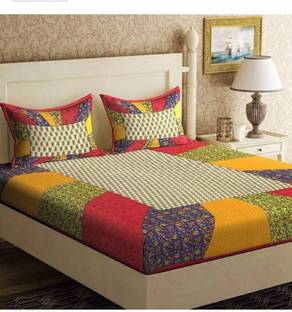 Vp unique textiles Reversible Cotton Queen Bed Cover