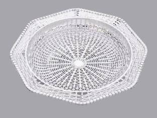 trendsetters creation Fruit Basket for Dining Table Fancy Basket Gift Basket Plastic Fruit & Vegetable Basket (Silver) Plastic Fruit & Vegetable Basket