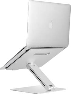 OET European Standard Foldable Aluminium Adjustable Laptop Stand Compatible with Mac Book and All Model Laptops LSTD-07 Laptop Stand