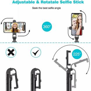 WHISTLE9 Latest broadcast, youtube video making With Tripod stand Phone Holder/tripod accessory Tripod...