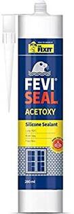 Dr. Fixit Fevi Seal Acetoxy Silicone Sealent - Clear ( 280 ml ) Crack Filler