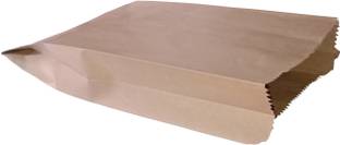 HEER Brown Kraft Paper Bags,(6 x 2.25 x 12 Inches) Pack of 50, Virgin Paper, Paper bags for food packing, Grocery Paper Bags, Multi Purpose Pack of 50 Grocery Bags