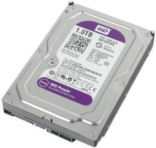 WD Purple 1 TB Surveillance Systems Multicolor SATA Internal Hard Disk Drive (HDD) (1 TB Surveillance ...