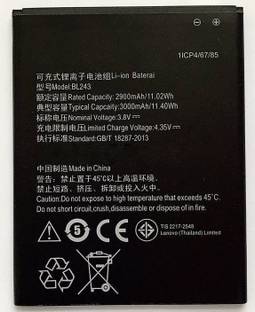 FULL CELL Mobile Battery For  Lenovo K3 NOTE (BL243)