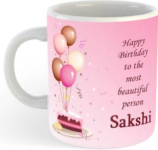 PASHUPATASTRA "Sakshi" Happy Birthday Printed Beautiful Gift For Kids , Sister , Friend , Birthday Wish, Gift With Glossy Finish Vibrant Print Ceramic Coffee Mug