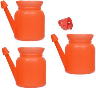 SHOPYFY Plastic Orange Neti Pot