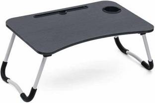 atlion Smart Standard Lapdesk for Children Foldable Table with Tablet Slot & Cup Holder Wood Portable Laptop Table