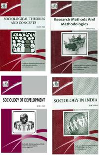 IGNOU Master Of Arts In Sociology (MSO) 1st Year Combo Of Four Books MSO-1,MSO-2,MSO-3,MSO-4 In English Medium Including Solved Question Papers