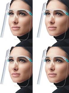 Labdhi International Face Cover Shield Isolation Panel, Anti Fog, Anti Splash Reusable 300 Microns Safety Visor