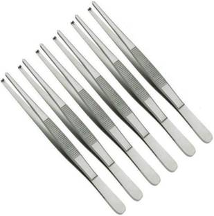 FusionKraft Surgical Tooth / Tissue Thumb Forceps, 1x2 Teeth, 6" (Pack of 6) Tissue Forceps