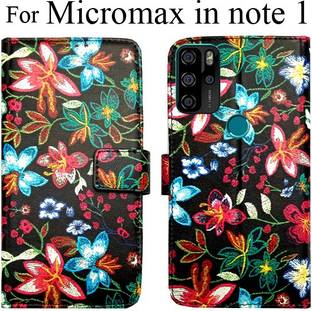 MAXSHAD Flip Cover for Micromax In Note 1