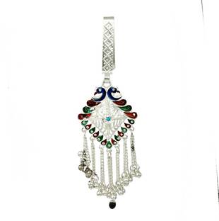 embeyvally SILVER SQUARE SHAPE WAIST Brooch