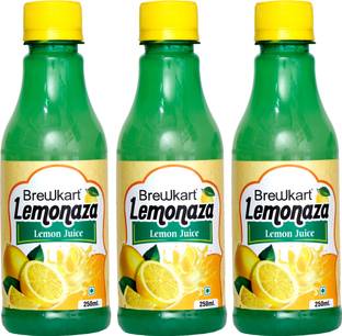 Brewkart Lemonaza Lemon Juice Concentrate Pack of 3