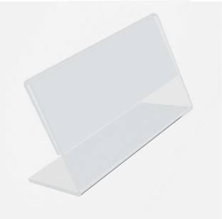 Clear Design 10 Compartments Acrylic Price Tag