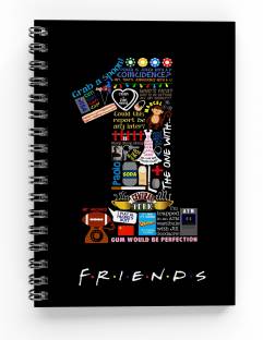 Genuine Friends TV Sitcom Hardback Notebook Wiro Pad Excersize Book Warner Bros