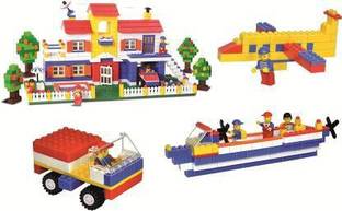 SR Toys Jumbo Architect Building Blocks for Kids (900+pcs) (Multicolor)
